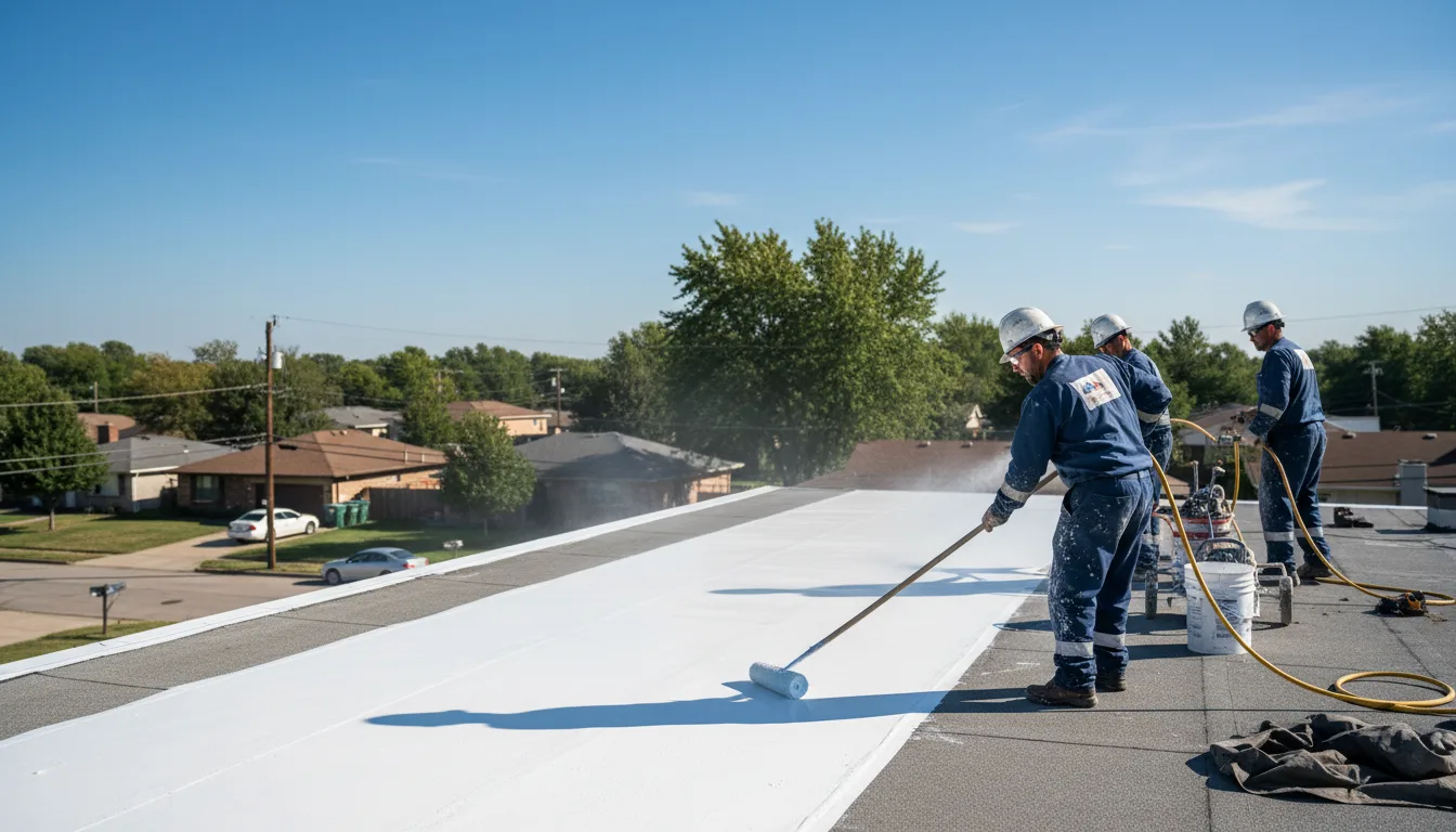 Commercial roof coating in Pomona, NY near me